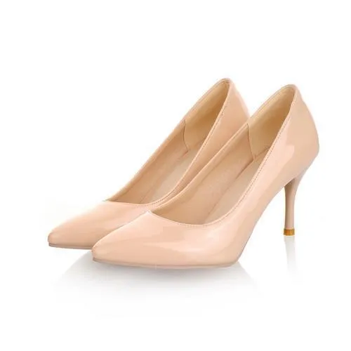 MORAZORA Big Size 34-45 2018 New Fashion high heels women pumps thin heel classic white red nede beige sexy prom wedding shoes