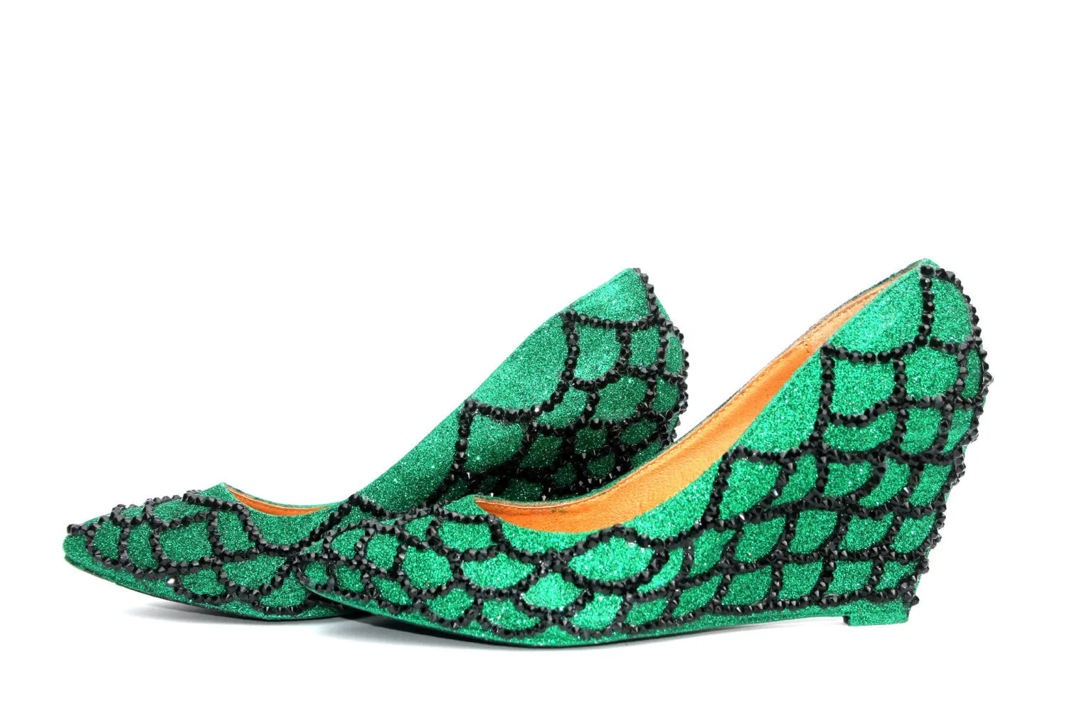 Mythical Green Scale Wedges