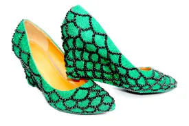 Mythical Green Scale Wedges