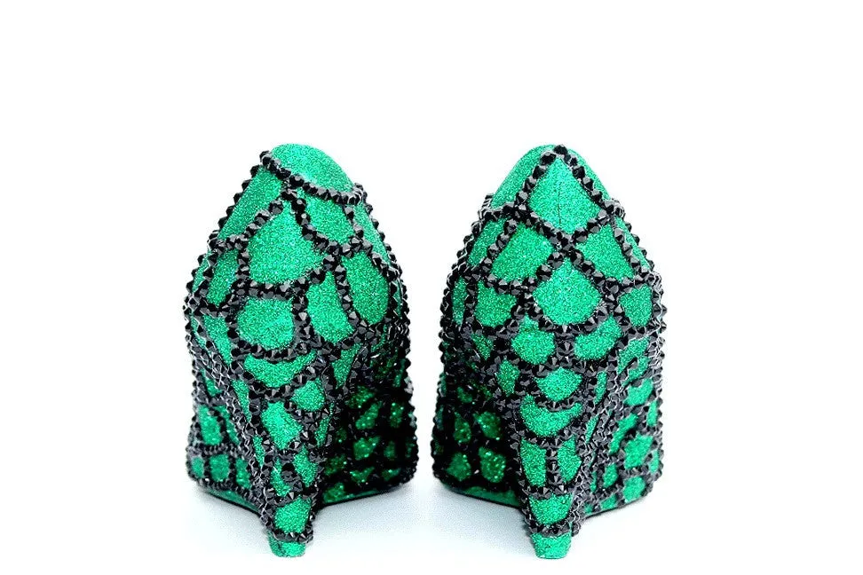 Mythical Green Scale Wedges