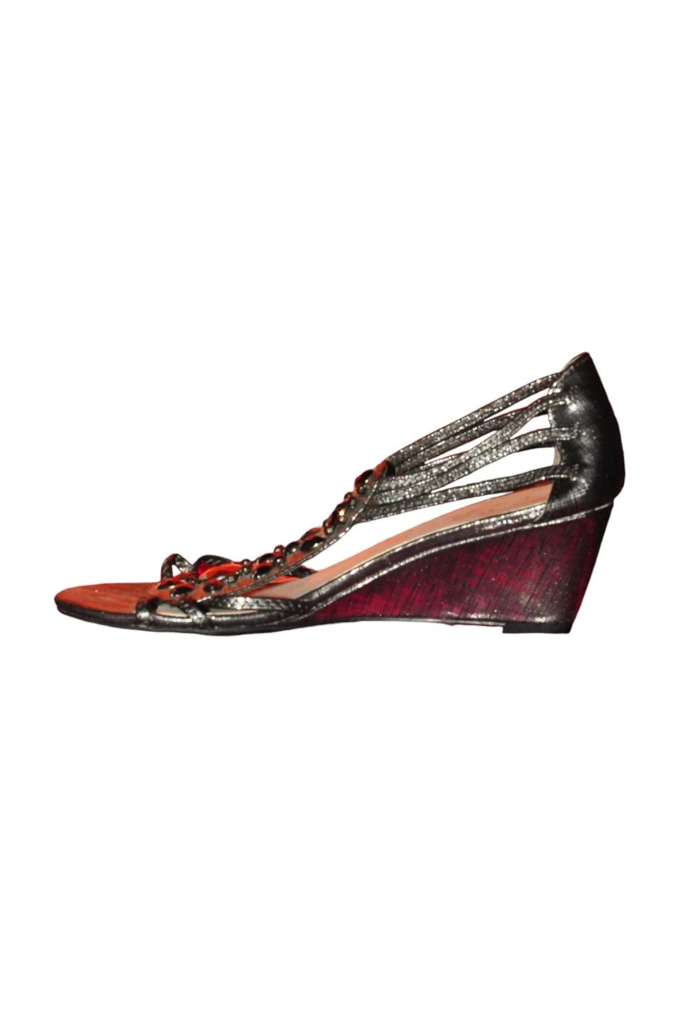 NEW YORK TRANSIT Women Heels Regular fit in Gray - 8.5