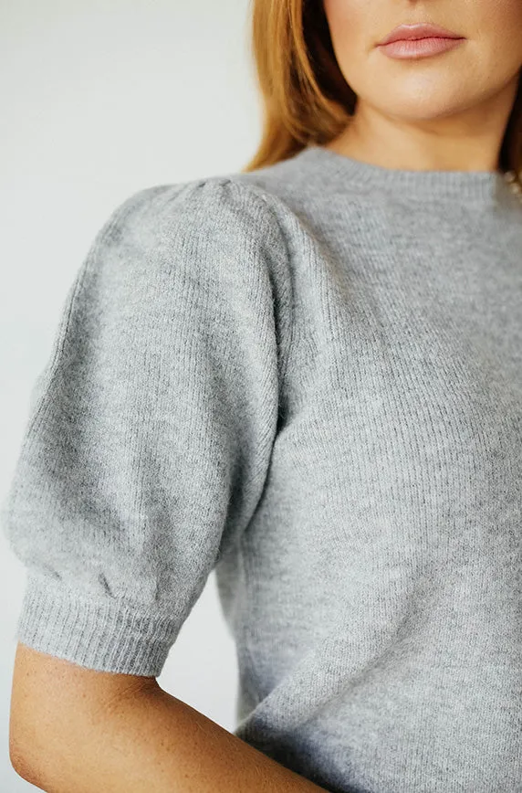 On the Go Gray Ribbed Sweater - FINAL SALE - FINAL FEW