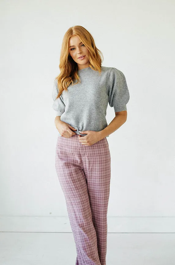 On the Go Gray Ribbed Sweater - FINAL SALE - FINAL FEW