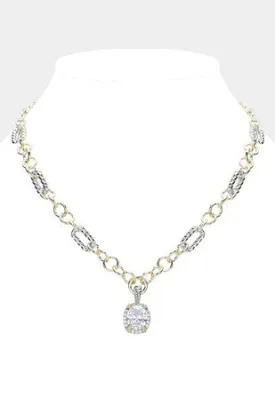 Perfect Day Two Tone Necklace