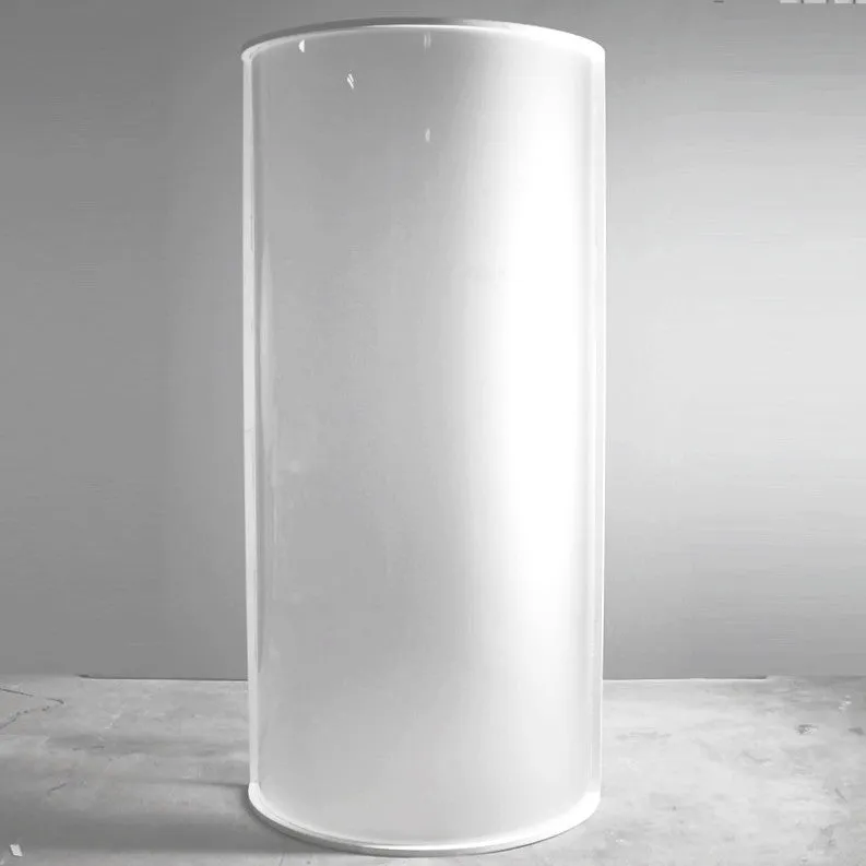 Plexi curved wall 96 x 47 x 24