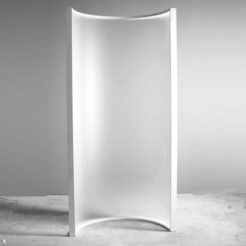 Plexi curved wall 96 x 47 x 24