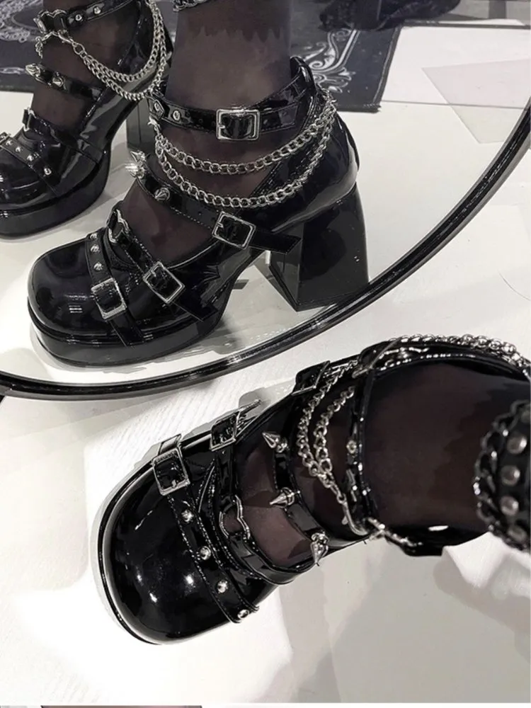 Punk hot girl high heels【s0000000847】