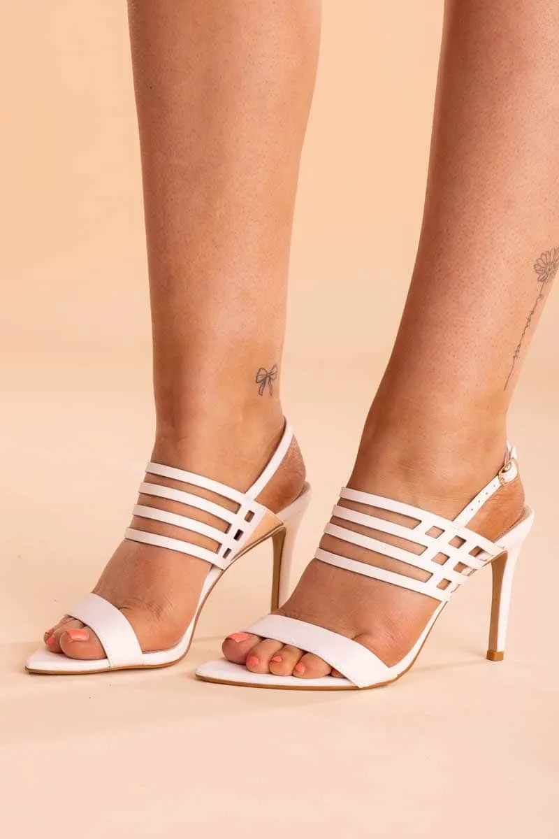 Quinn Heel White