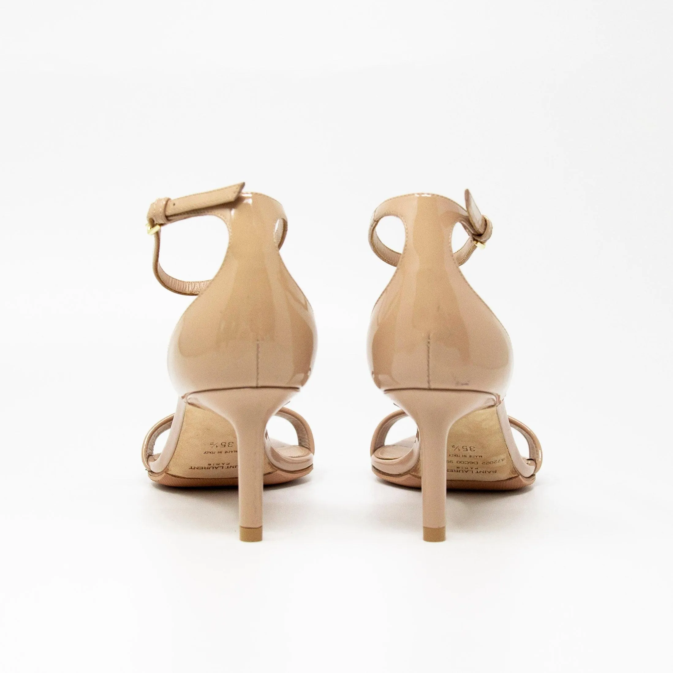 Saint Laurent Nude Amber Sandals 35.5