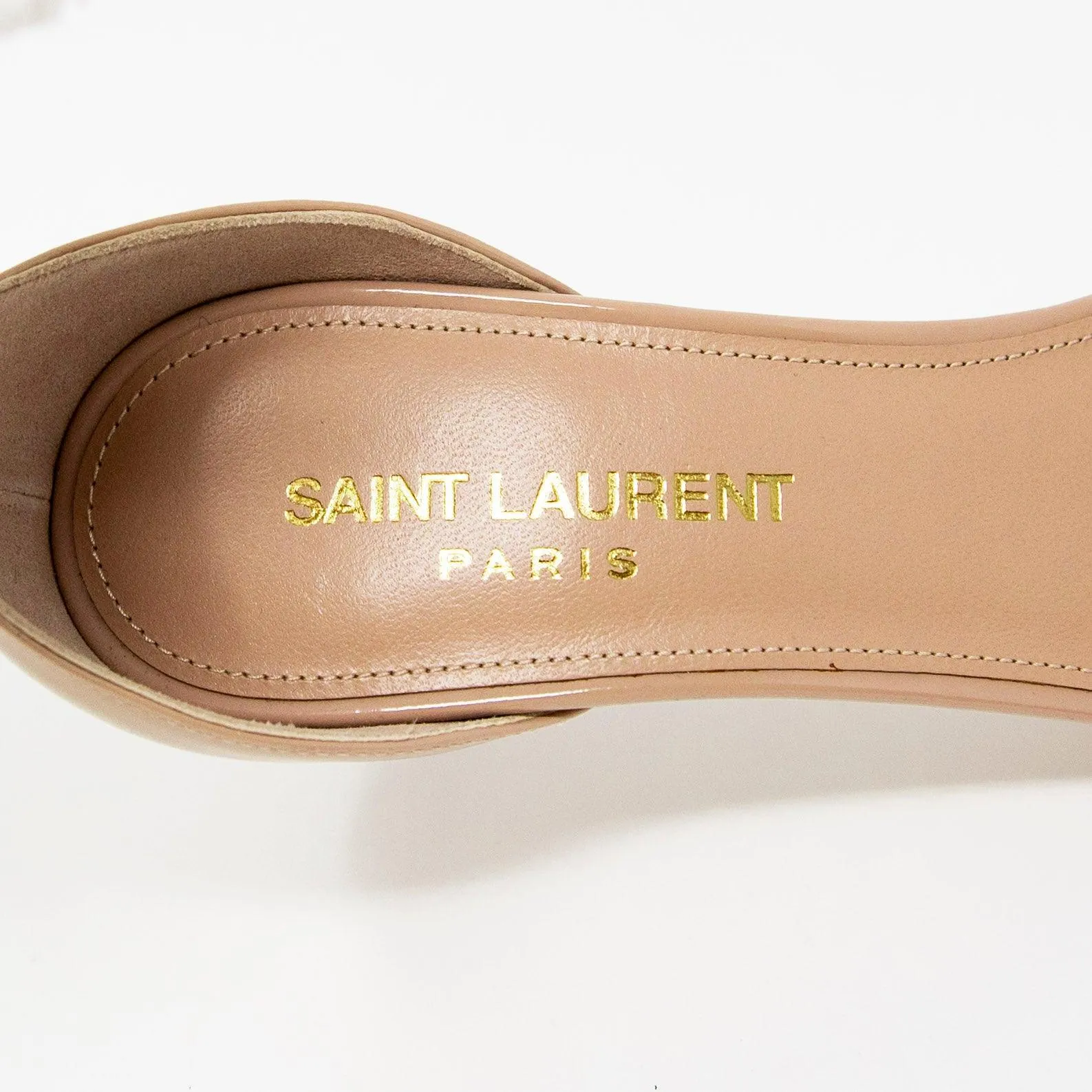 Saint Laurent Nude Amber Sandals 35.5
