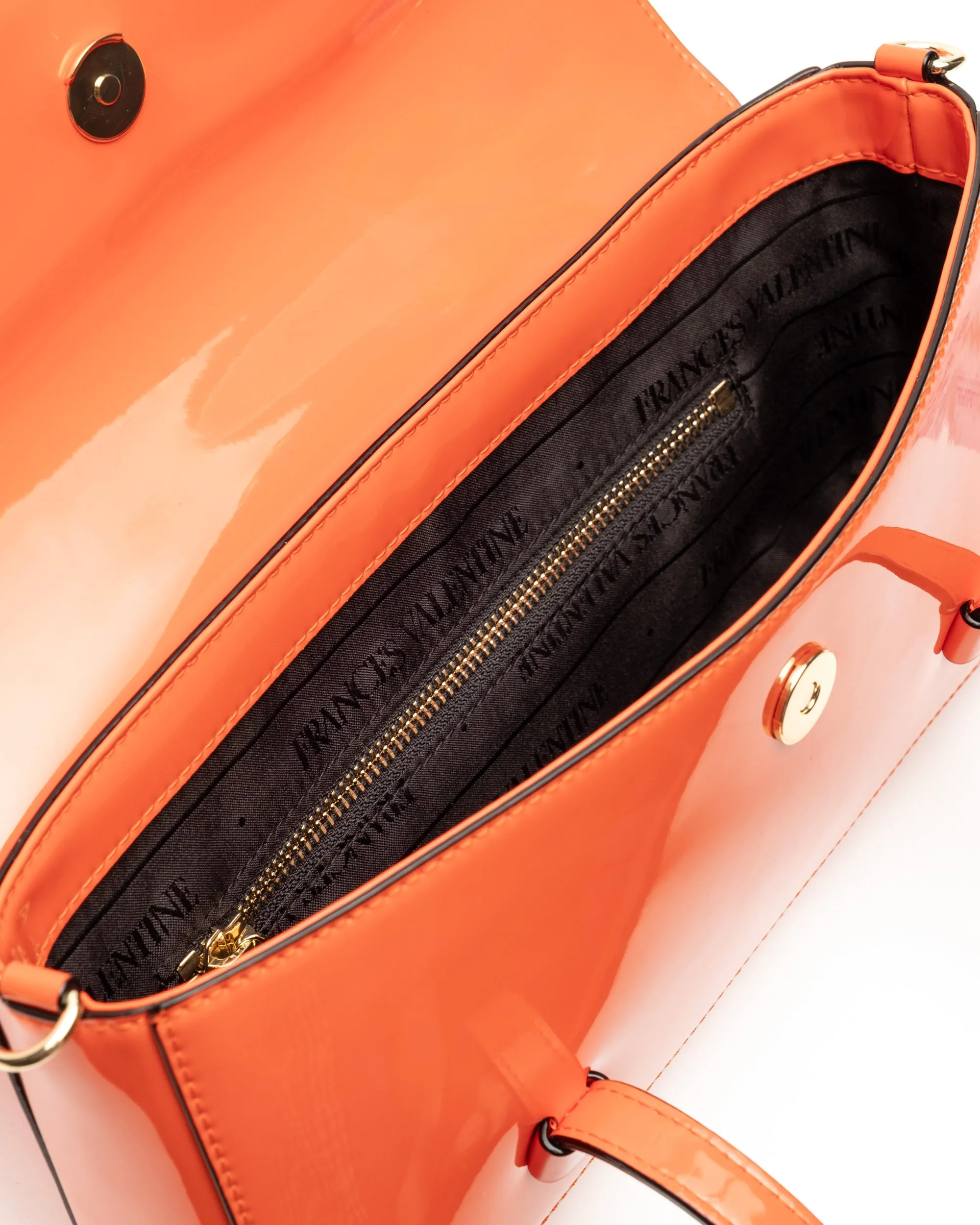 Small Slim Tote Bag Patent Leather