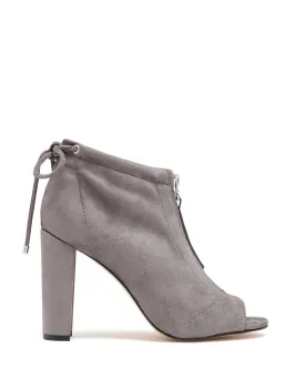 Spillar Heel Grey Stretch Microfibre