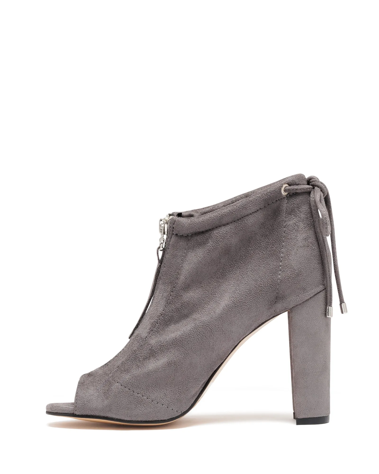 Spillar Heel Grey Stretch Microfibre