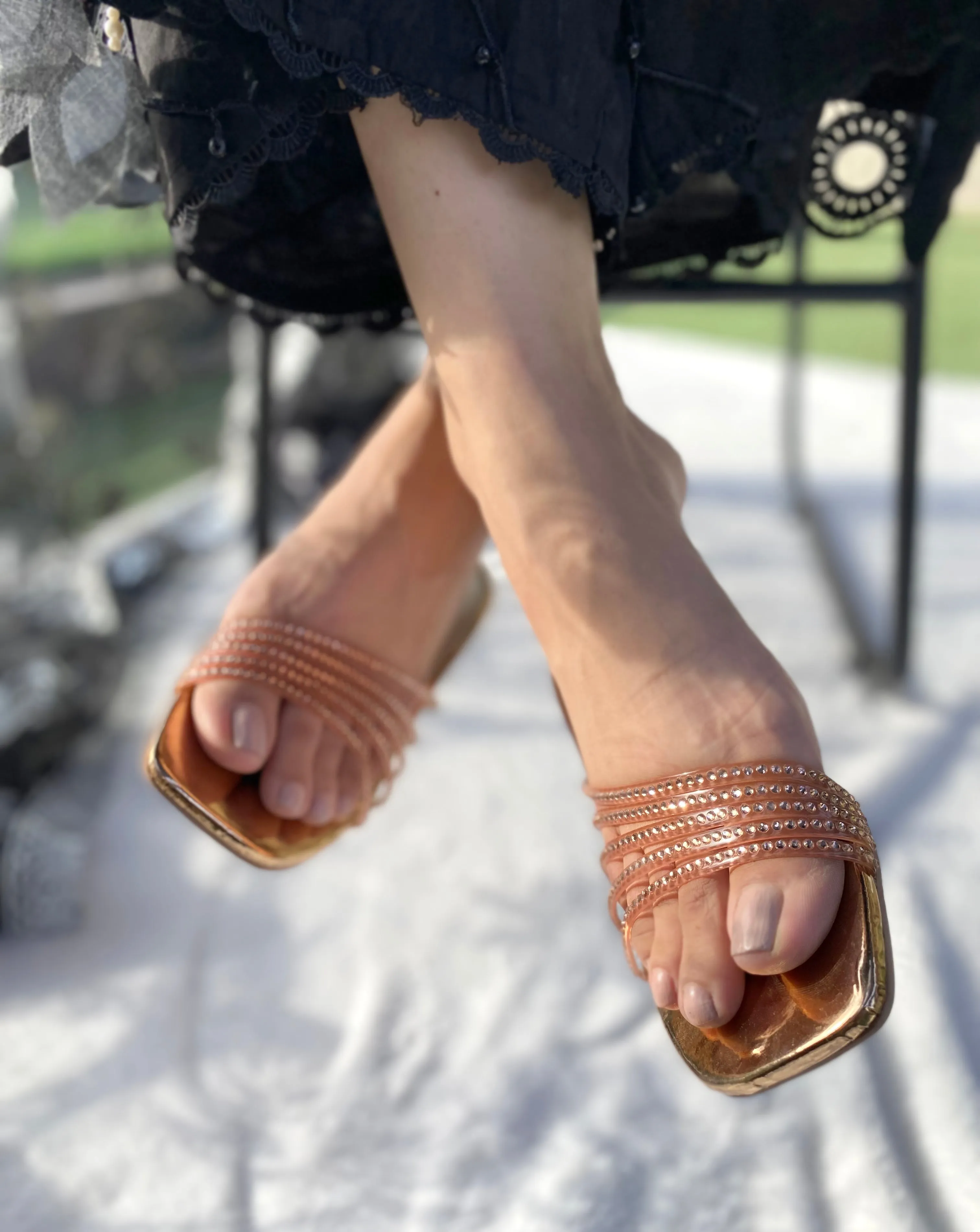 Spina Heels- Rose Gold