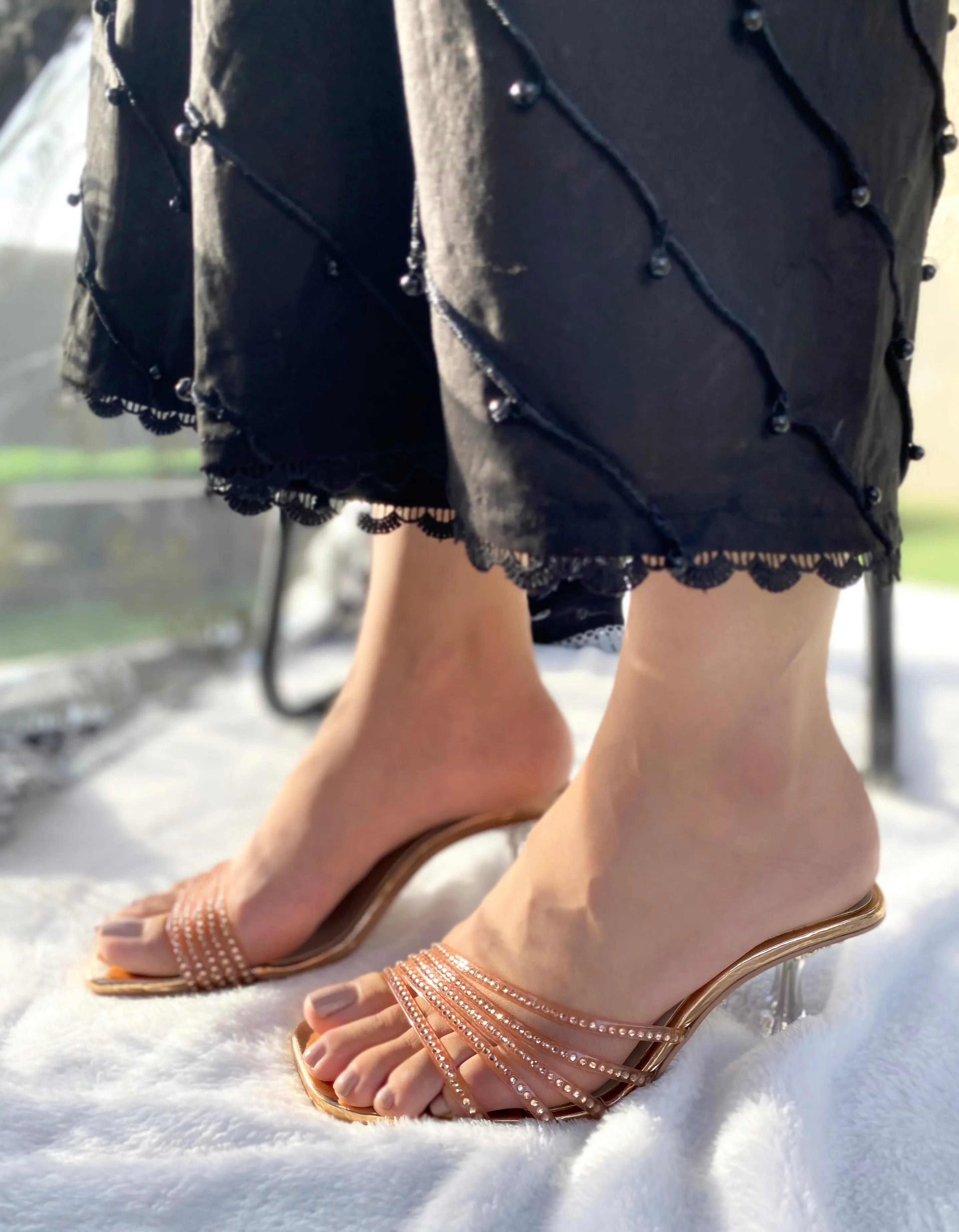 Spina Heels- Rose Gold