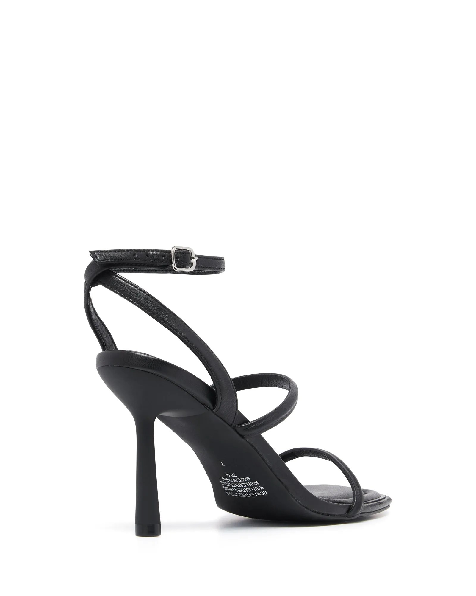 Teya Heel Black Smooth