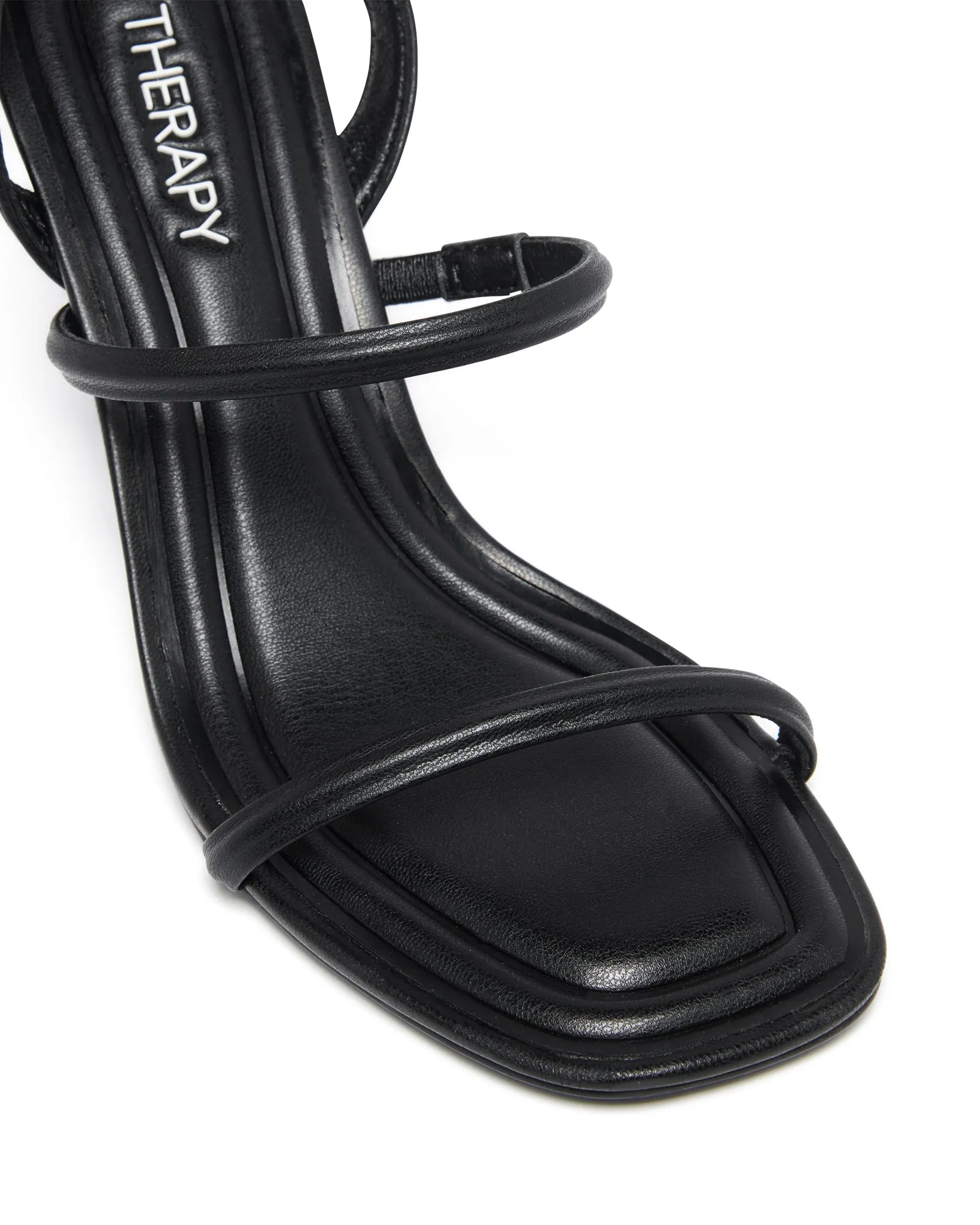 Teya Heel Black Smooth