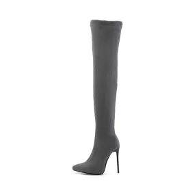 Thigh High Stiletto Heel Boots