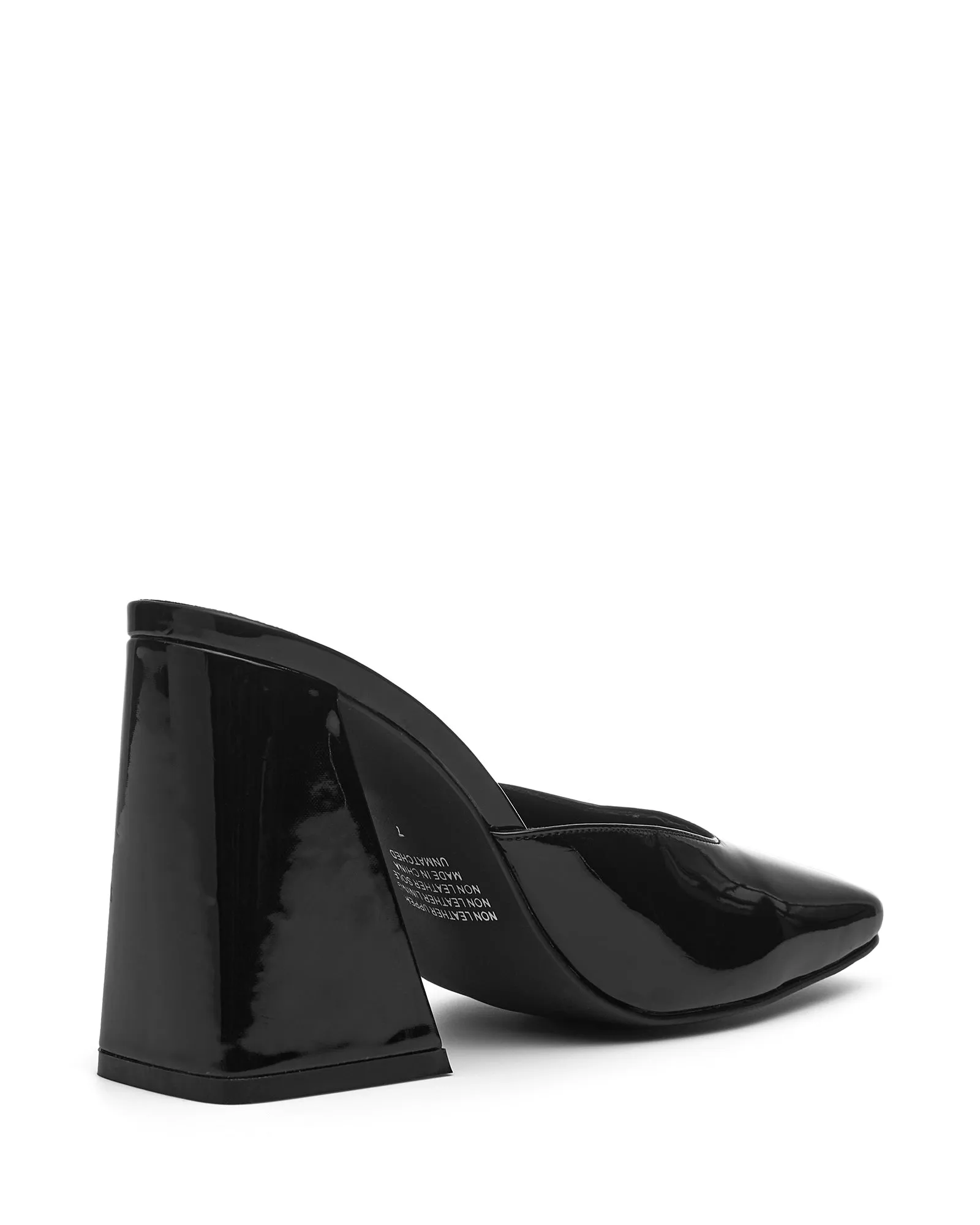Unmatched Heel Black Patent