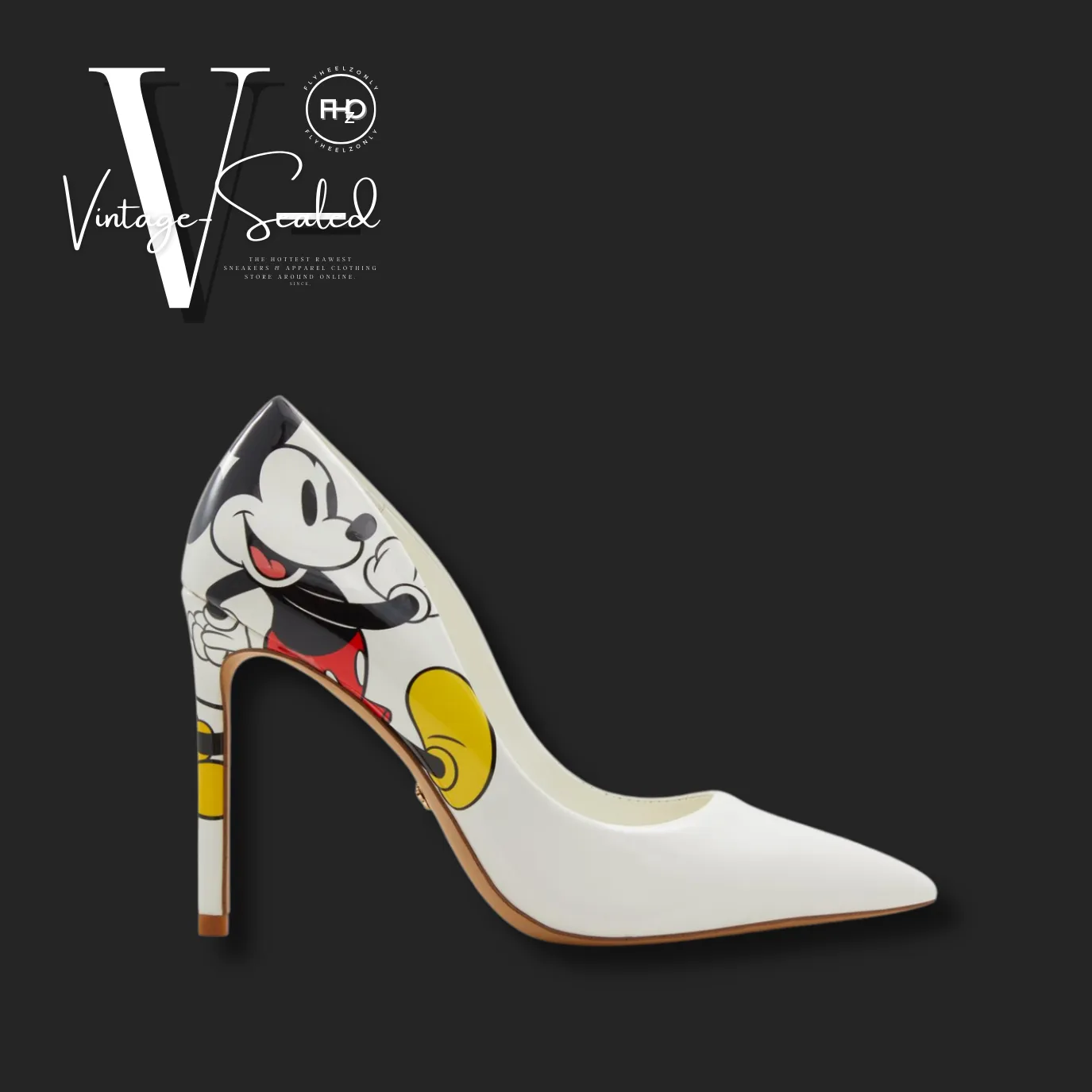 Vintage-Sealed Mickey & Minnie M. Stiletto Heels Disney| Brand New Women's Fashion