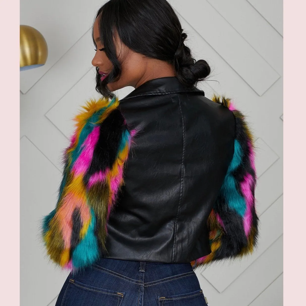 What The Faux Leather Jacket