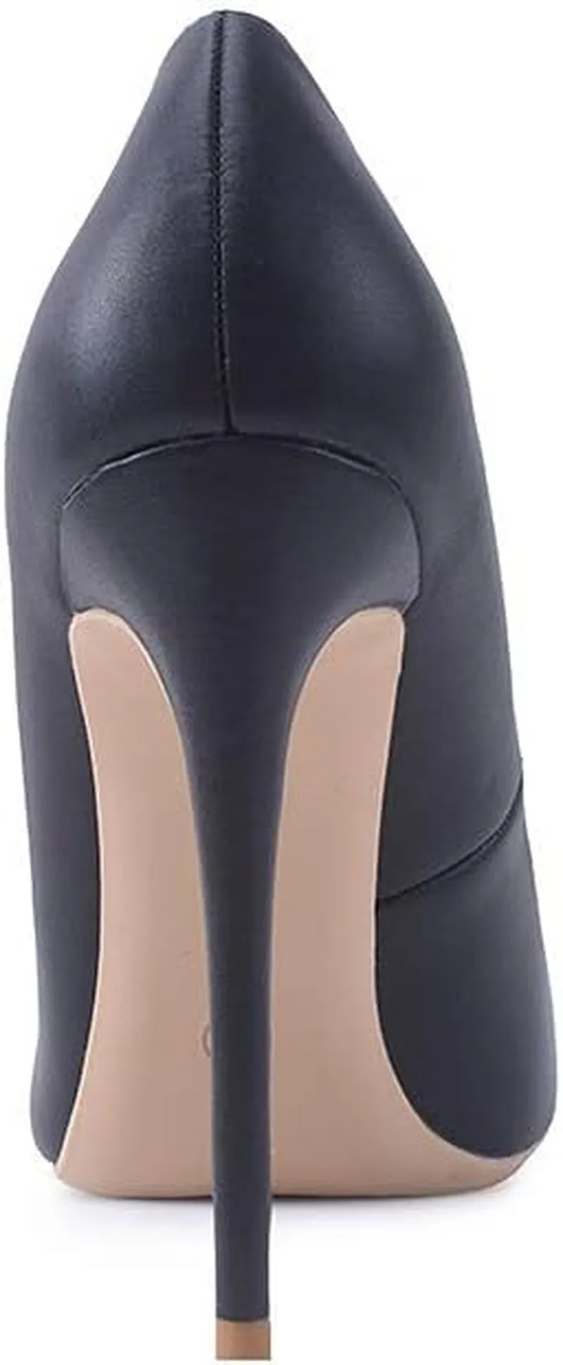 Women Pumps, Pointed Toe High Heel 4.7 Inch/12Cm Party Stiletto Heels Shoes Matte