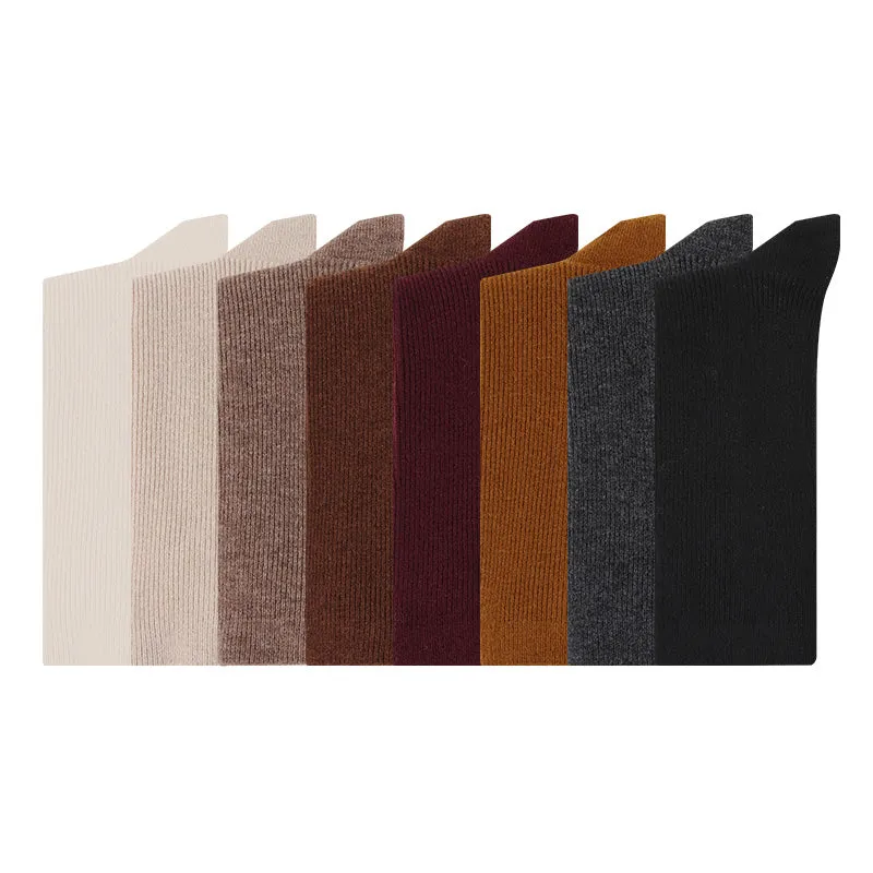 Women's Double Knit Seamless Wool Socks