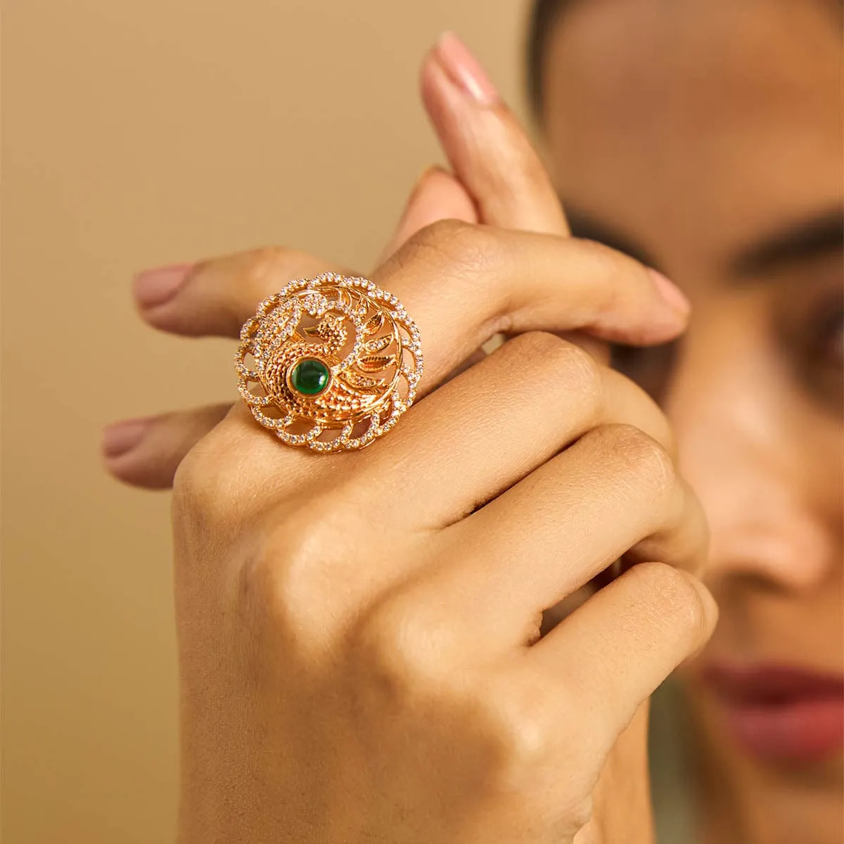 Zircon Finger Ring 172483